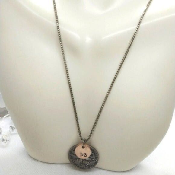 Be brave strong happy thankful compassionate necklace‎ inspirational jewelry